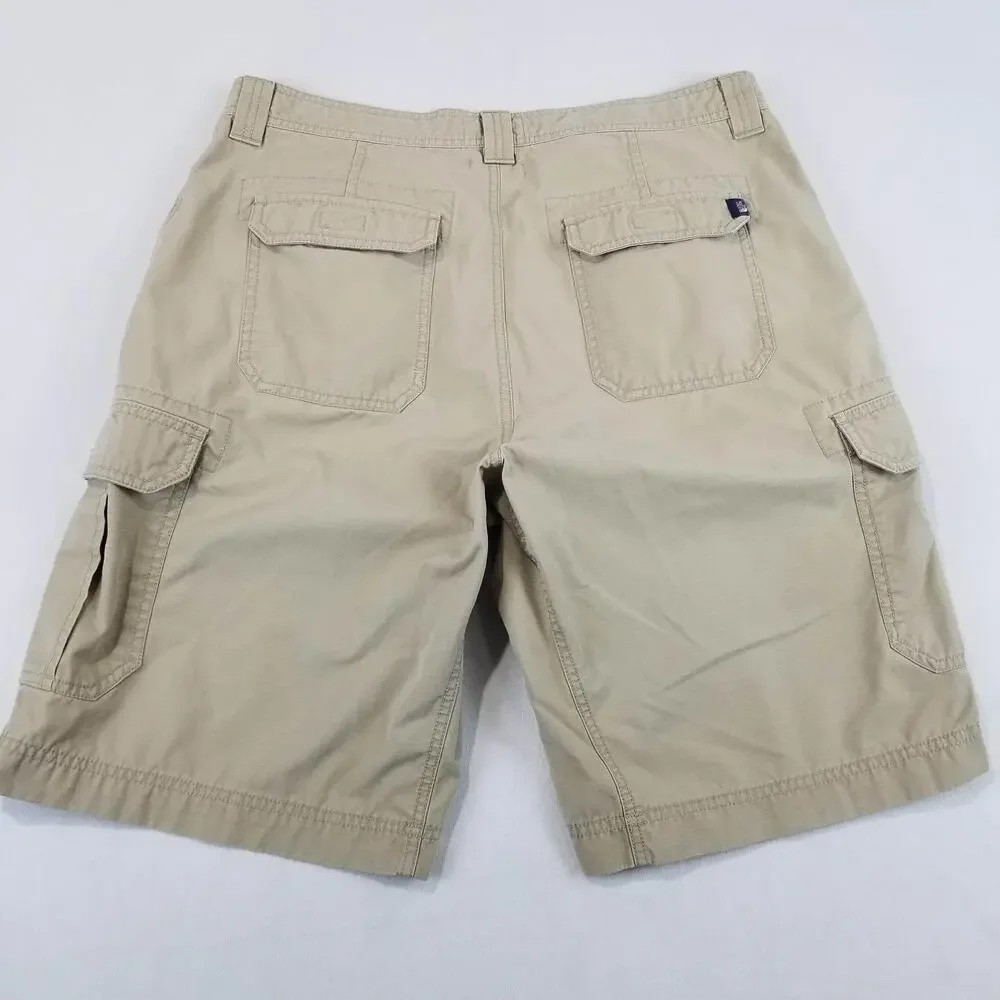 The North Face Cargo Shorts Mens 38 Beige Tribe Outdoor Hiking Utility Pockets